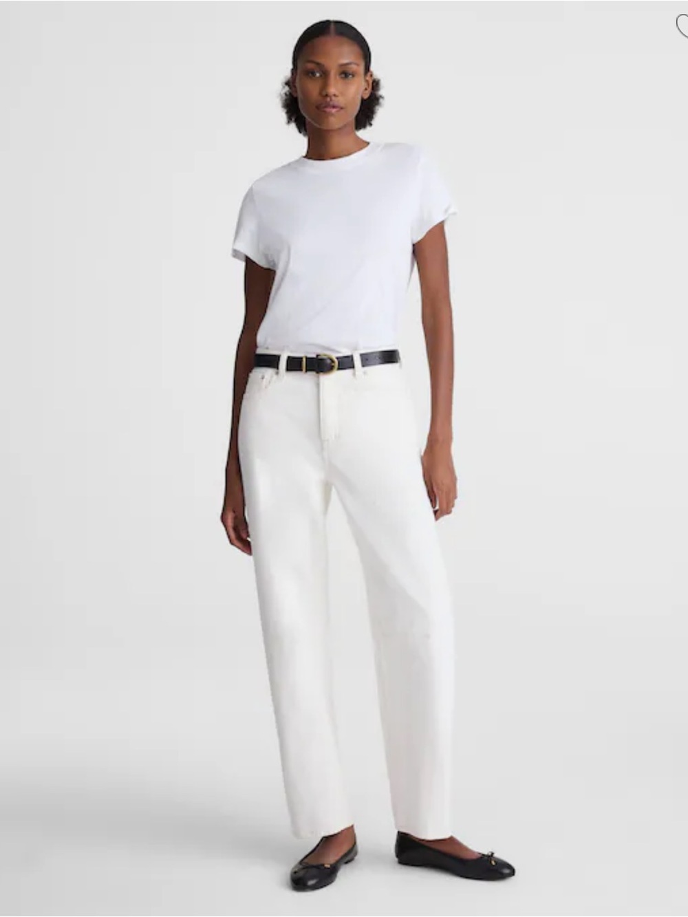 Madewell The Petite Darted Barrel-Leg Jean - Vintage CanvasRigid